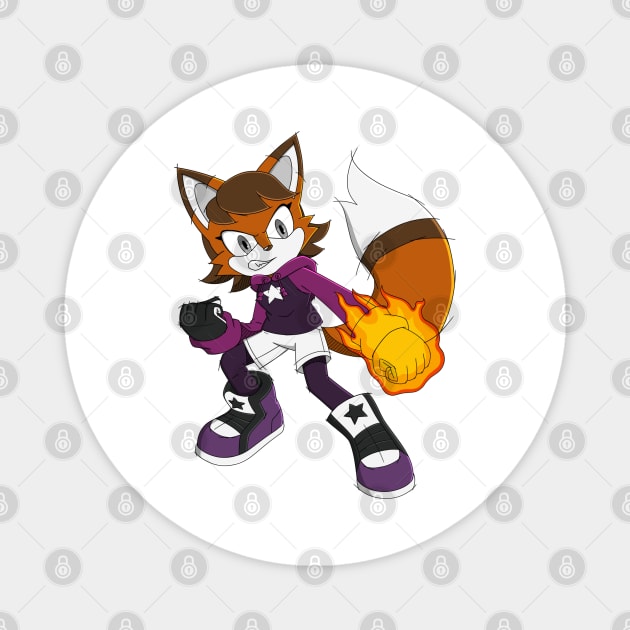 Cinder Channel Magnet by Firestorm Fox